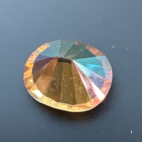 2.44 Cts Natural Mystic Quartz 10X8mm Oval Concave Cut Brazil - Picture 12 of 17